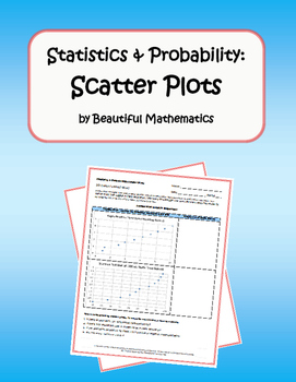 Preview of Statistics & Probability: Scatter Plots
