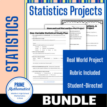 Preview of Statistics Projects BUNDLE
