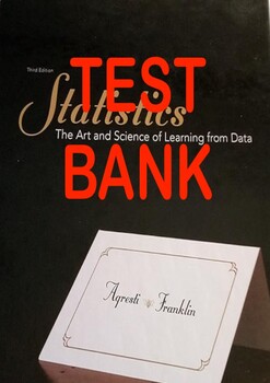 Preview of Statistics The Art and Science of Learning from Data 3rd Ed Alan TEST BANK