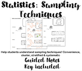 Statistics: Types of Sampling (stratified, cluster, conven