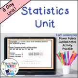 Statistics Unit - Mean Absolute Deviation - Populations an
