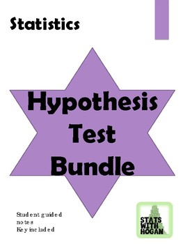 Preview of Statistics-Unit 7 Bundle: Hypothesis Test  (Growing Bundle)