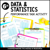 Data & Statistics Unit Performance Task | Interpret Class 