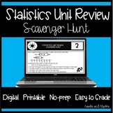 Statistics Unit Review Scavenger Hunt