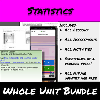 Preview of Statistics-Whole Unit Bundle