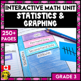 Statistics and Graphing Interactive Math Unit | Grade 3
