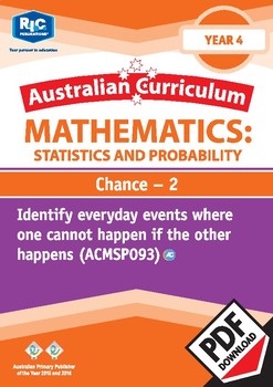Preview of Statistics and Probability: Chance 2 – Year 4