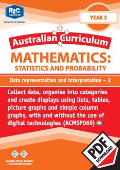 Preview of Statistics and Probability: Data representation and interpretation 2 – Year 3