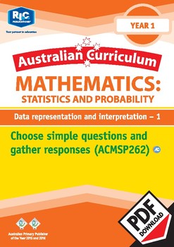 Preview of Statistics and Probability: Data representation and interpretation – Year 1