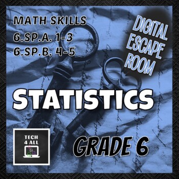 Preview of Statistics and Probability Escape Room – Grade 6