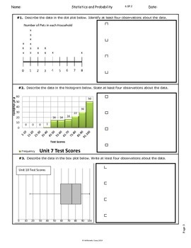 probability & statistics homework