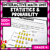 Statistics Graphing and Probability Interactive Math Unit 