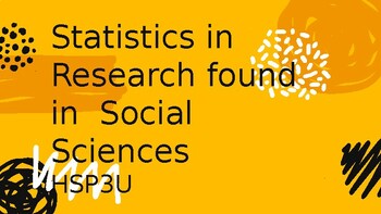 Preview of Statistics in Research found in Social Science