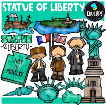 statue of liberty clipart