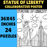 Statue Of Liberty Collaborative Poster Activity | 36x45 In
