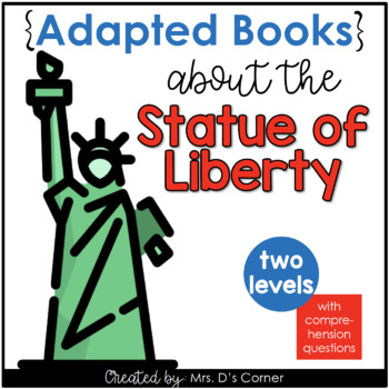 Preview of Statue of Liberty Adapted Books [ Level 1 and Level 2 ] | American Symbols