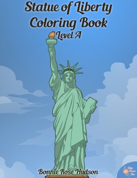 Preview of Statue of Liberty Coloring Book-Level A
