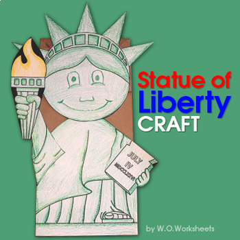 Statue of Liberty Craft by WOWorksheets | Teachers Pay Teachers
