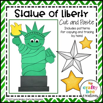 Preview of Statue of Liberty Craft | American Symbols Activity | Patriotic Holidays