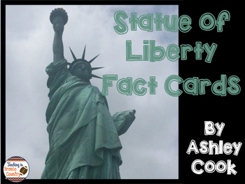Preview of Statue of Liberty Fact Cards