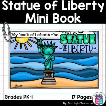 Preview of Statue of Liberty Mini Book for Early Readers: American Symbols