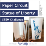 Statue of Liberty Paper Circuit STEM Challenge