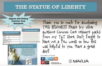 Preview of Statue of Liberty: Practice Writing RACE Strategy