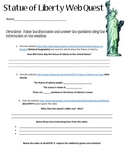 Statue of Liberty WebQuest