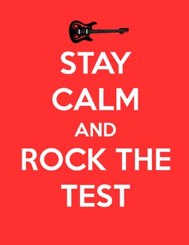 Stay Calm and Rock the Test by Enchanted with Technology | TPT
