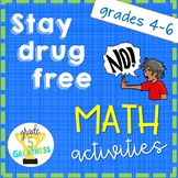 Stay Drug Free Math Activities