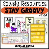 Stay Groovy Complete Bundle | Retro Classroom Decor Theme