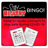 Stay Healthy Bingo Game - COVID-19 Pandemic Concepts & Terms