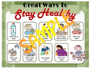 Preview of Stay Healthy Poster