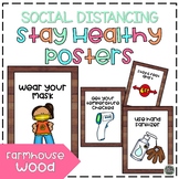 Stay Healthy Posters | Social Distancing | Posters | Farmh