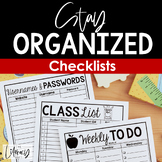 Stay Organized Checklists