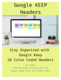 20 Colorful Google KEEP Headers