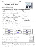 Staying Well Assessment