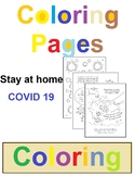 Stay at home - Coloring pages - COVID 19 - How to Stay Healthy