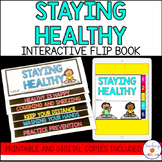 Staying Healthy Interactive Flip Book  | Printable & Digital
