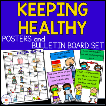 Preview of Staying Healthy | Keeping Healthy Posters and Bulletin Board Set