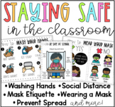 Staying Safe in the Classroom Printable Posters Anchor Charts