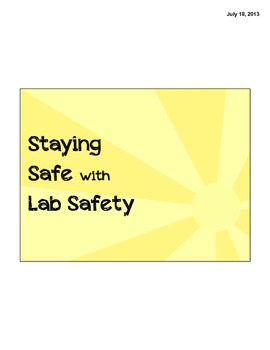 Preview of Staying Safe with Lab Safety -- SMART Board