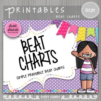Preview of Steady Beat Activities - Beat Charts Set