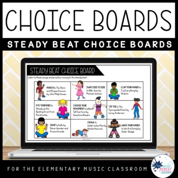 Preview of Steady Beat Choice Boards