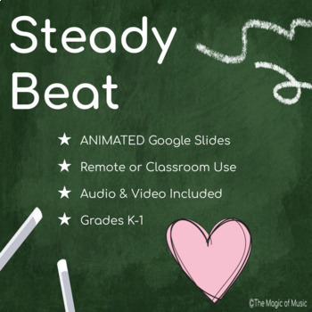 Preview of Steady Beat Lesson - ANIMATED Google Slides!