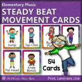 Steady Beat Movement Cards and Posters for Music Activities