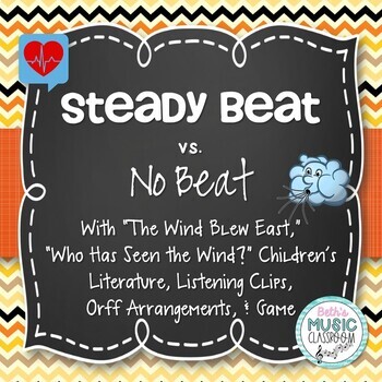 Preview of Steady Beat - No Beat BUNDLE - Lesson, Songs, Listening Clips, Game, Instruments