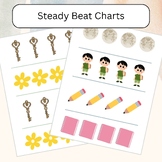 Steady Beat Tracking Charts | 10 Simple Songs Charts Included