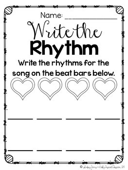 Music Worksheets - Steady Beat and Rhythm Ready, Set, Print! | TpT