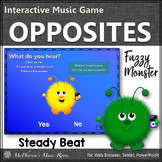 Steady Beat or Not Interactive Music Game {Fuzzy Monsters}